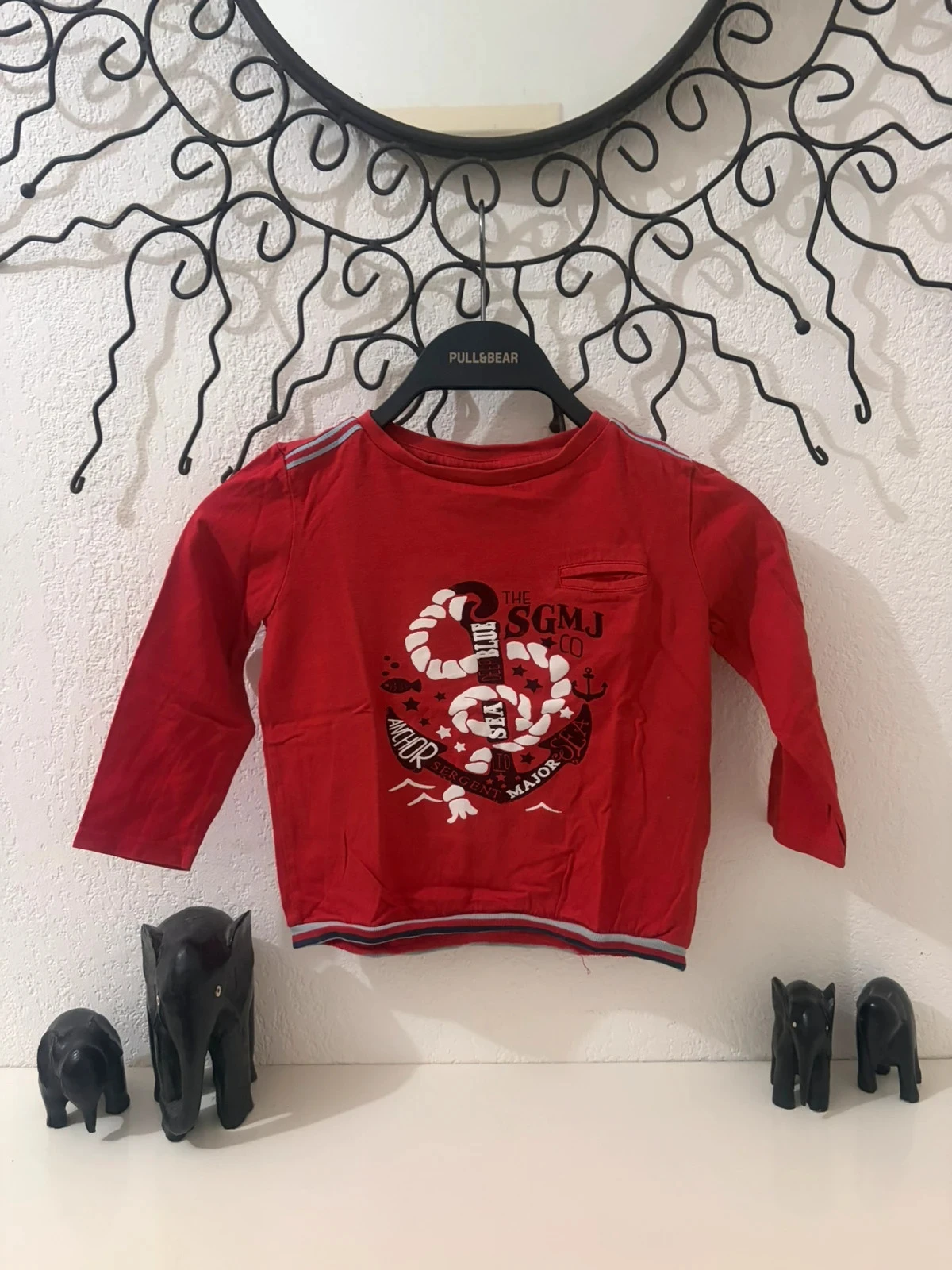 T-Shirt Mangas Longas "Moussaillon" Sergent Major – Estilo Sport Chic – Tamanho 3 Anos (98 cm) – photo 2